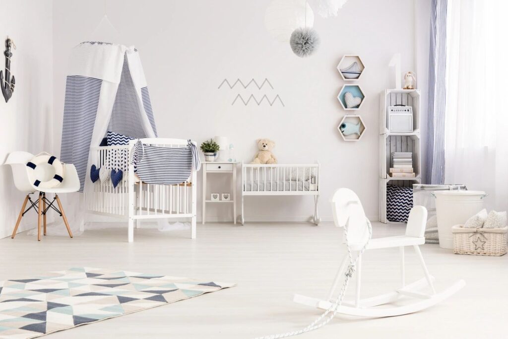 Picture of an organized nursery.